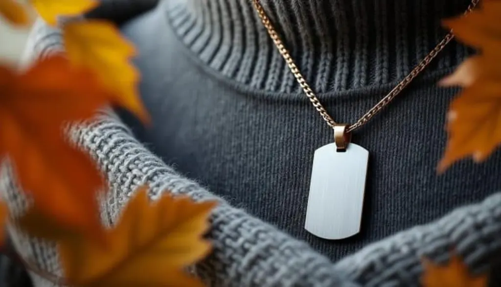 adoptez le style urbain avec le collier dog tag, l’accessoire tendance pour la rentrée. découvrez comment cet incontournable mode sublime toutes vos tenues !