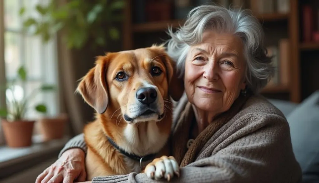 à 80 ans, françoise partage une histoire touchante en ouvrant son cœur et son foyer au doyen des chiens de la spa de bergerac, un geste d'amour et de compassion.