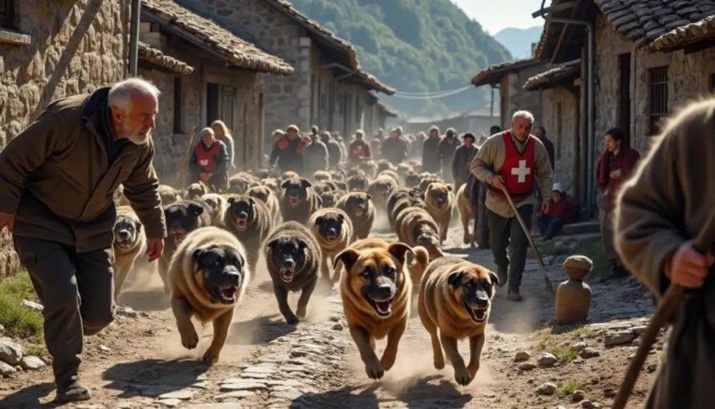 des chiens errants provoquent la panique dans un village des pyrénées après qu'une adolescente a été grièvement mordue. découvrez les détails de cet incident inquiétant.