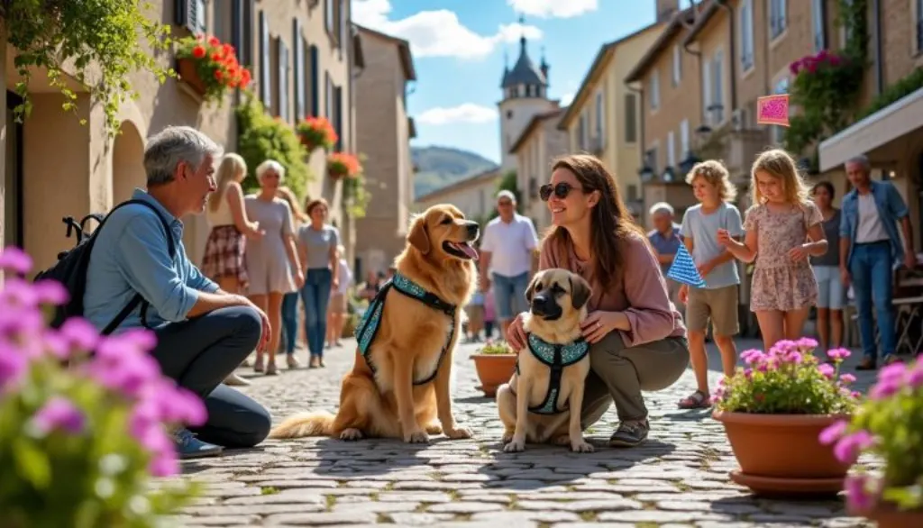 découvrez comment espalion a récolté 460 € au profit des chiens guides d'aveugles, soutenant l'autonomie des personnes malvoyantes.