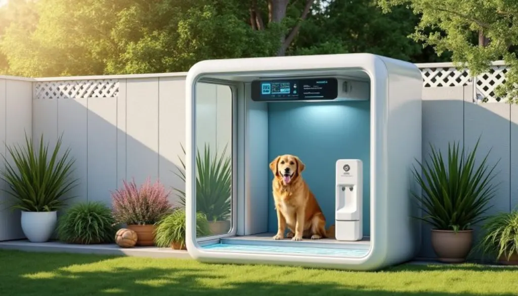 découvrez notre vidéo sur la nouvelle station de lavage libre-service pour chiens, offrant une propreté exceptionnelle et facile à domicile pour votre compagnon.