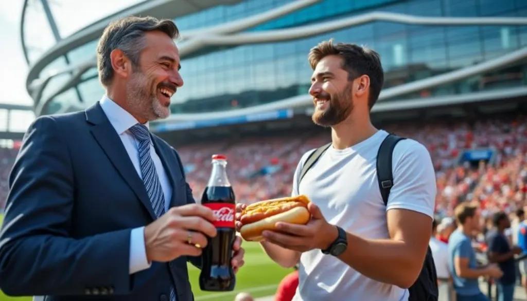 découvrez comment la fifa utilise l'humour en promettant un hot-dog et un coca pour plaisanter sur les billets de la coupe du monde, dans un message léger et décalé.