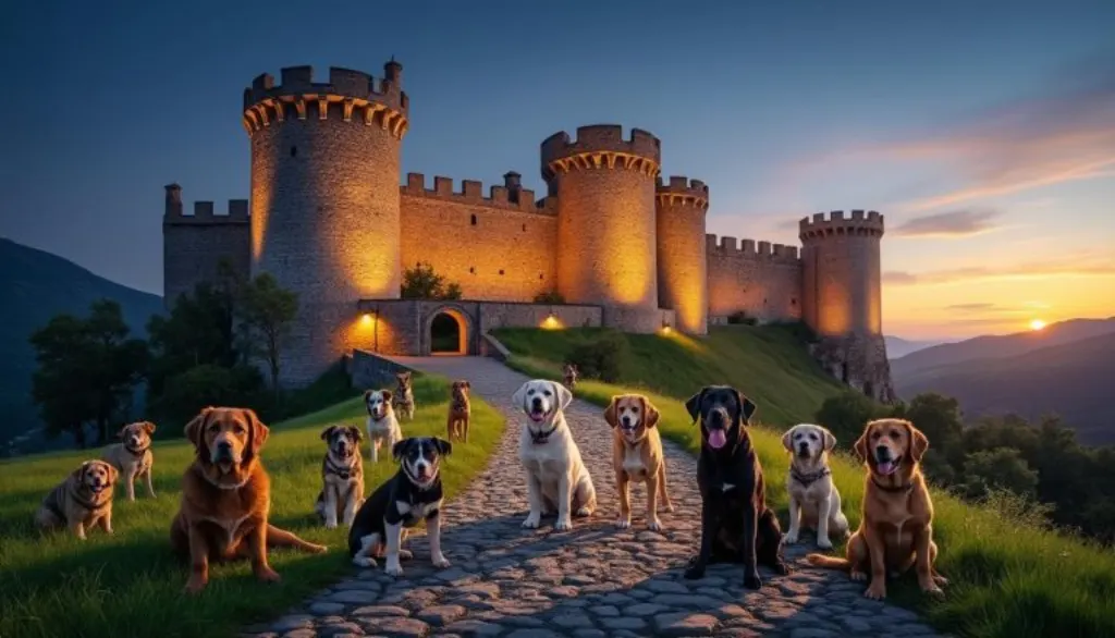 découvrez comment le château de castelnou célèbre avec éclat nos fidèles compagnons à quatre pattes lors d'événements dédiés à nos amis les animaux.