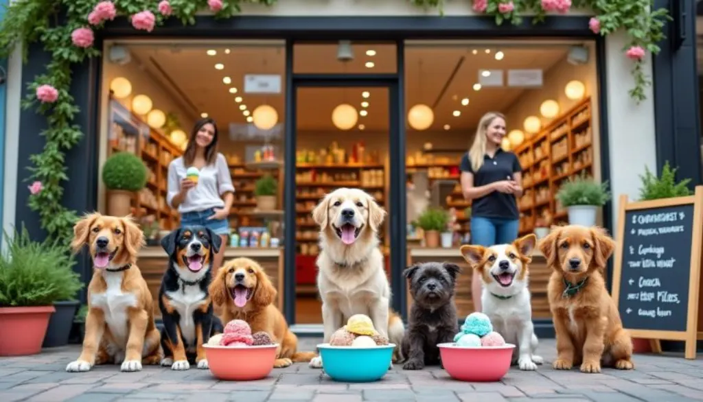 découvrez notre nouvelle boutique 100 % dédiée aux chiens, où vos toutous pourront se régaler avec des glaces spécialement conçues pour eux. un lieu unique pour chouchouter vos compagnons à quatre pattes !