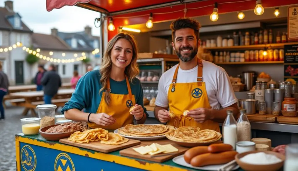 découvrez le nouveau food-truck à poulgoazec où deux amis passionnés vous régalent avec leurs crêpes, galettes et breizh dog savoureux. une expérience gourmande à ne pas manquer !