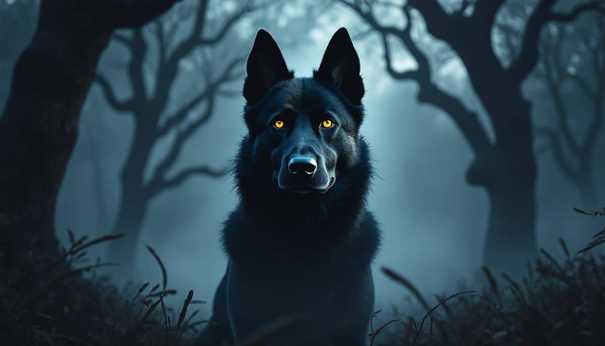 le mystère du chien noir