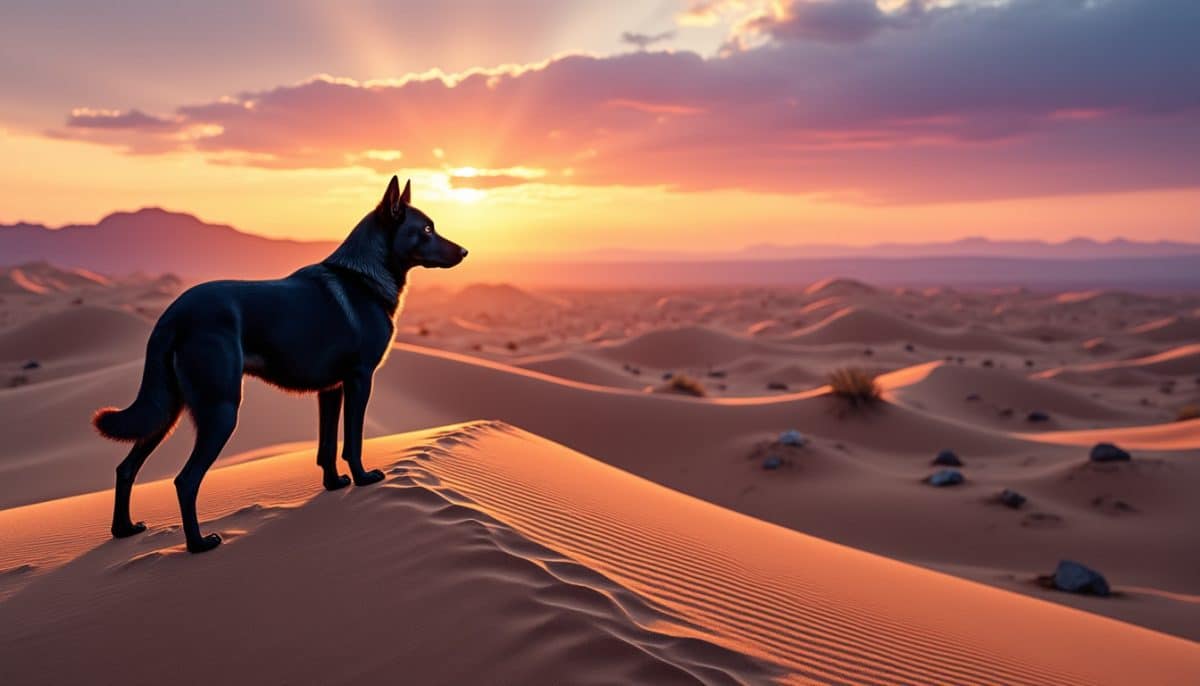 Entre les dunes arides et la vie sauvage des chiens errants, découvrez ‘Black Dog’ de Guan Hu, une exploration des limites de la réussite en Chine.