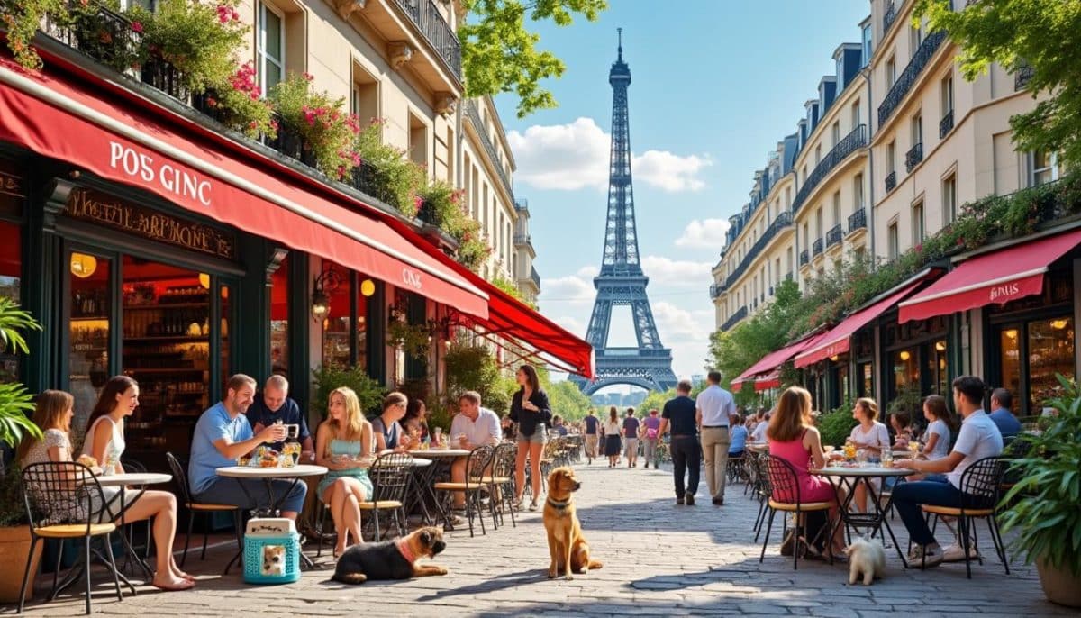 Les meilleures adresses de restaurants et cafés parisiens accueillant vos compagnons à quatre pattes