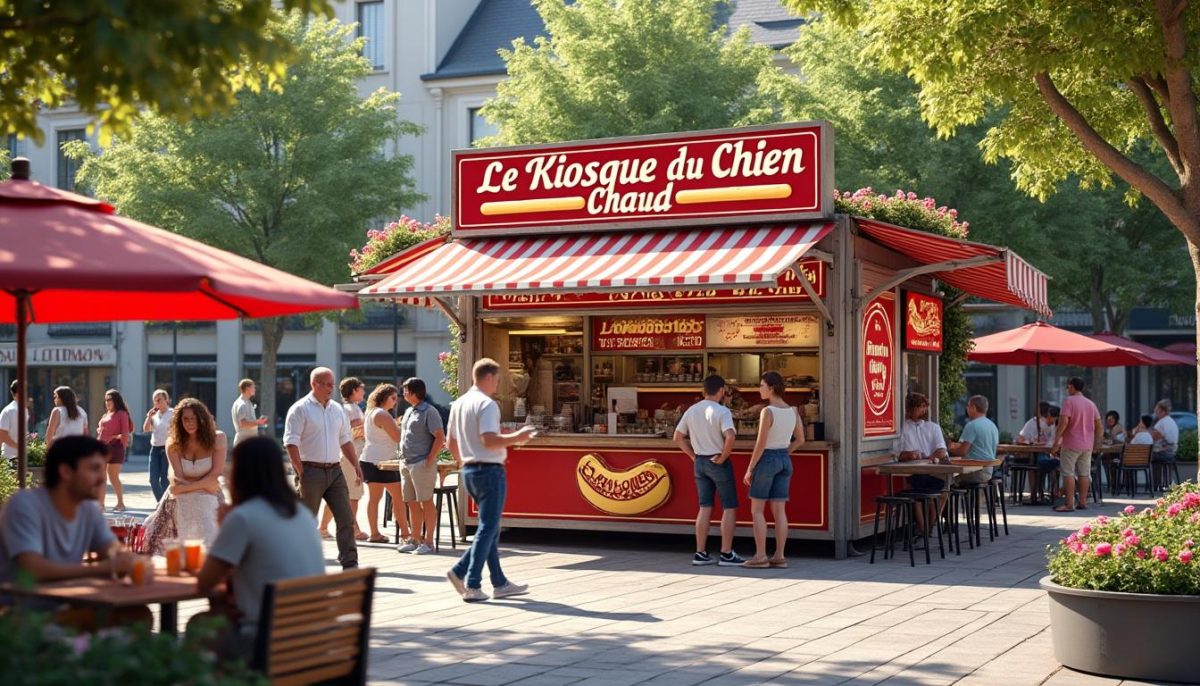 Blanquefort : Le kiosque du Chien Chaud s’implante durablement sur la place de la Roseraie chaque lundi et jeudi