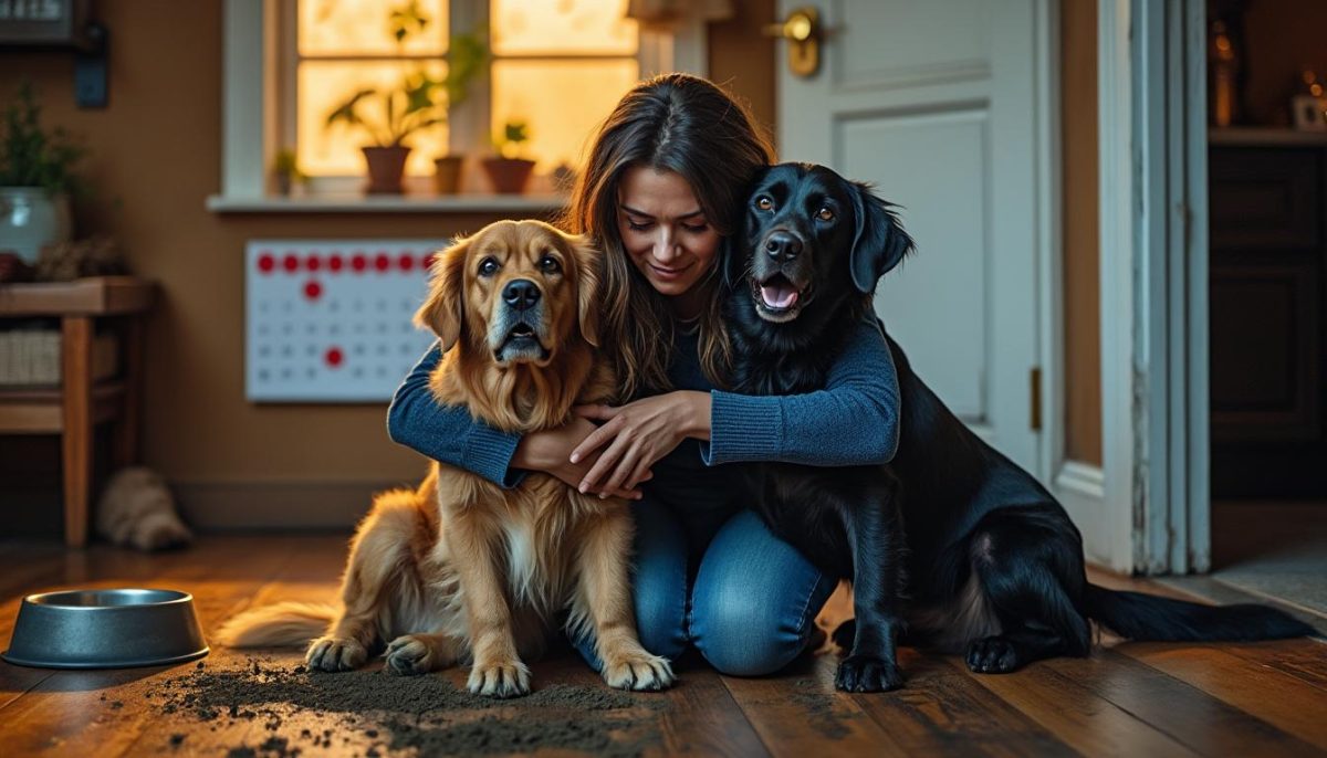 Une semaine d’angoisse : quand ses chiens disparaissent et reviennent enfin chez elle