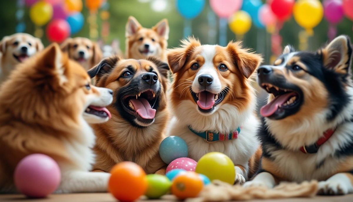 L’amitié chez les chiens : mythe ou réalité lorsqu’ils se retrouvent en pleine fête ?