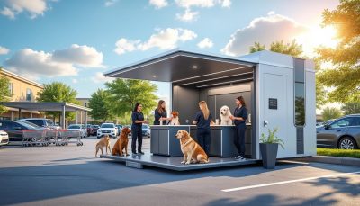 découvrez une solution innovante pour toiletter votre chien directement sur les parkings, une alternative pratique et moderne au toiletteur traditionnel.