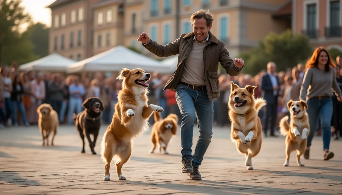 À Noyon, le premier concours de « dog dancing » met en lumière l’harmonie entre maîtres et chiens en musique
