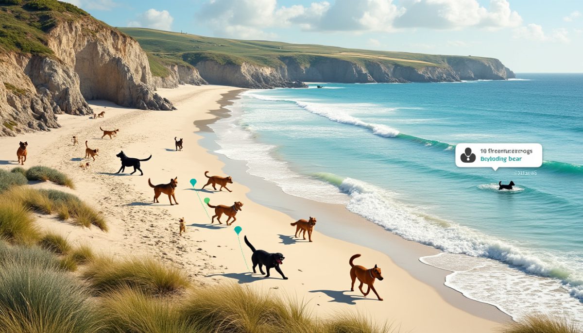 CARTE : Où emmener votre chien à la plage ? Découvrez les zones où vos compagnons à quatre pattes sont les bienvenus