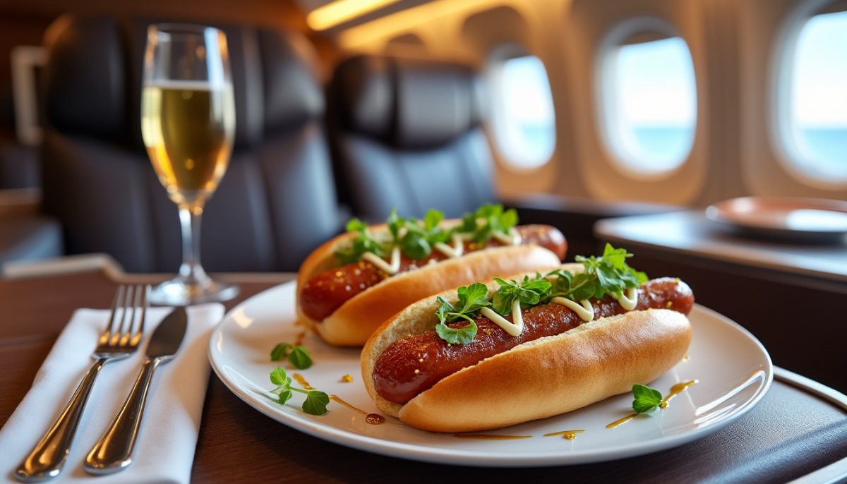 Hot-dogs revisités en première classe : quand le fast-food emblématique se métamorphose en délice gourmet chez SWISS