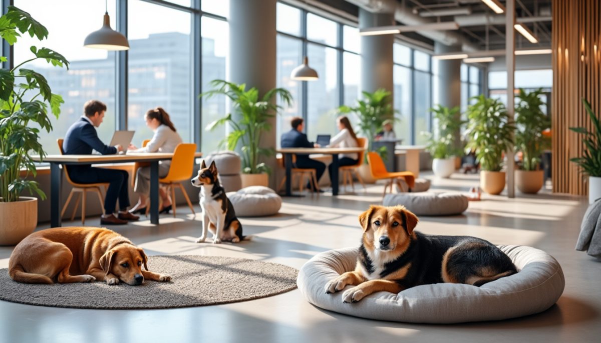 Travailler aux côtés de son chien : découvrez le premier « coworkdog » inauguré à Saint-Laurent