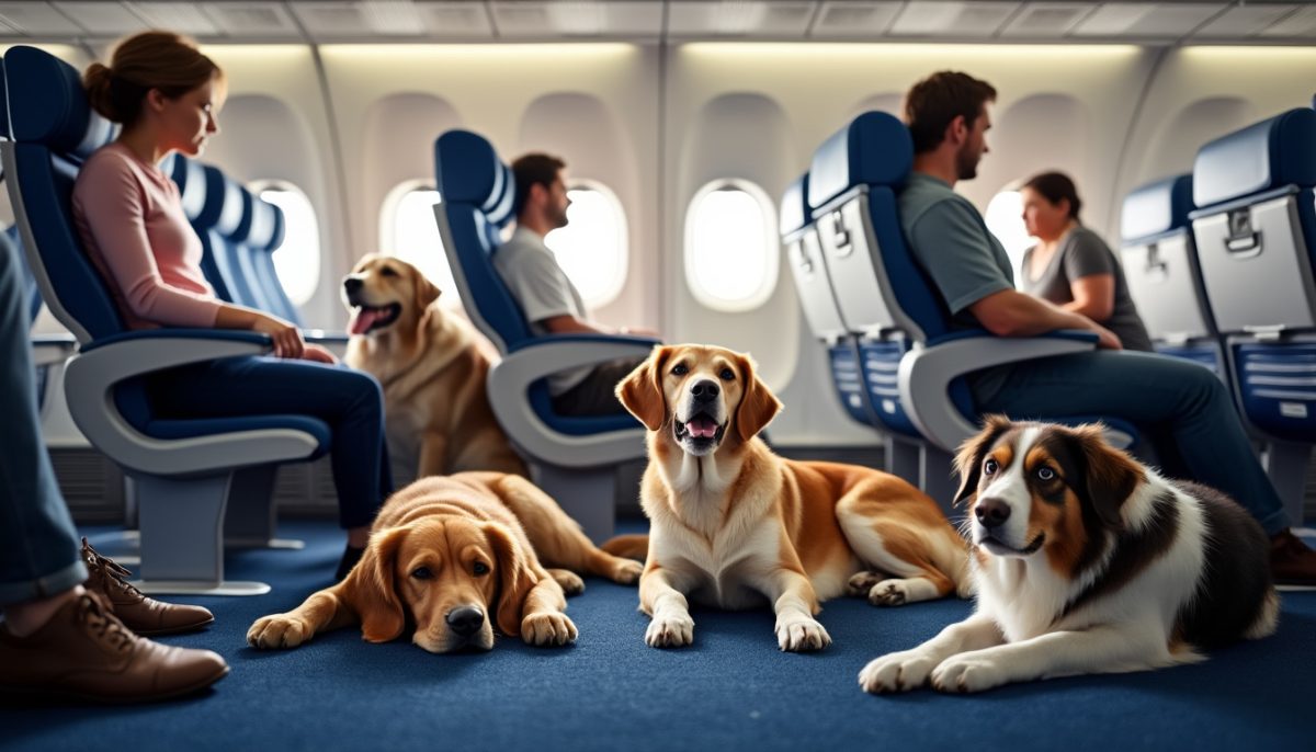 Nouveau règlement : les chiens jusqu’à 30 kg désormais autorisés en cabine lors des vols
