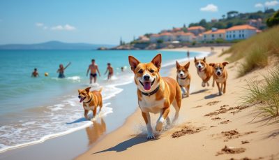 découvrez les meilleures plages en bord de mer où votre chien est le bienvenu en france. explorez notre carte interactive des spots dog-friendly pour des vacances inoubliables avec votre compagnon à quatre pattes.